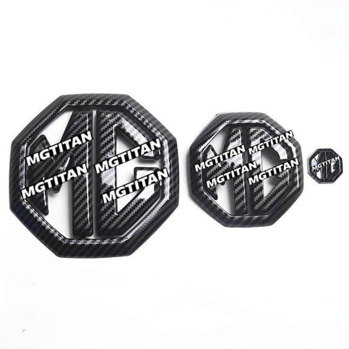 Naklejki na emblematy carbon do MG ZS – zdjęcie 4