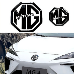 Emblematy samoprzylepne czarny połysk do MG4 i MGS5