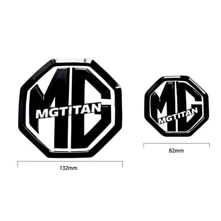 Emblematy samoprzylepne czarny połysk do MG4 i MGS5 – zdjęcie 6