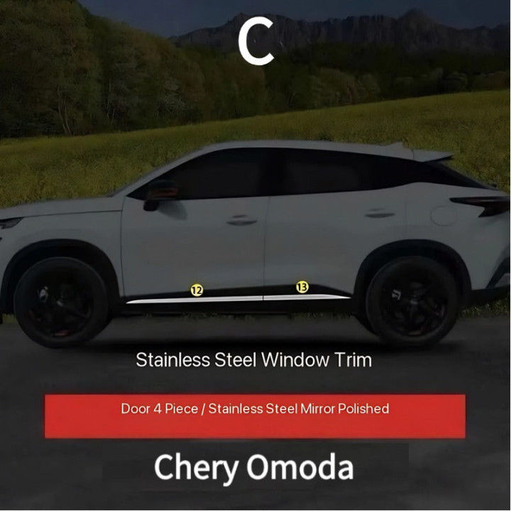 Listwy ochronne słupków okien do Omoda 5 – zdjęcie 14