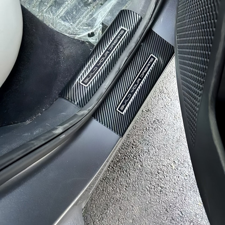 Osłony ABS w stylu włókna węglowego do BYD Atto 2 – zdjęcie 5