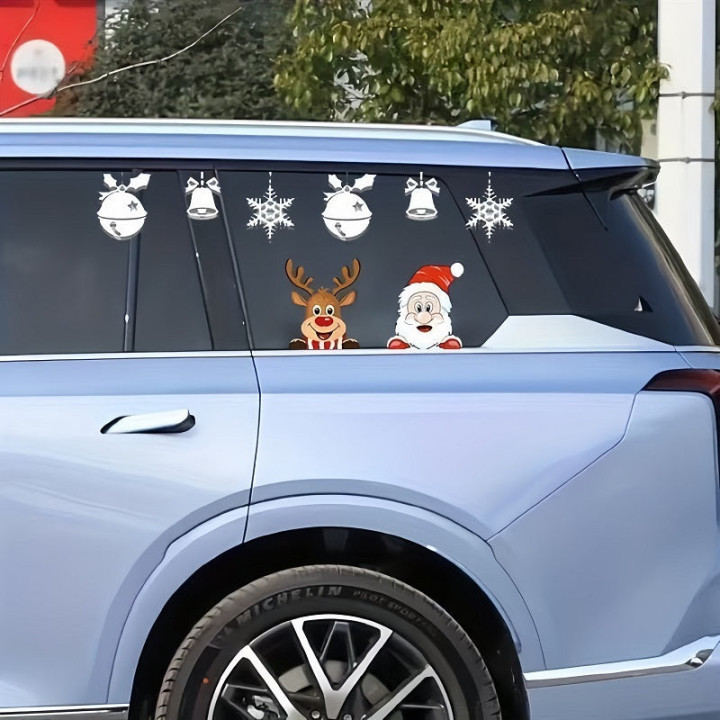 Naklejki elektrostatyczne świąteczne do BYD – zdjęcie 3
