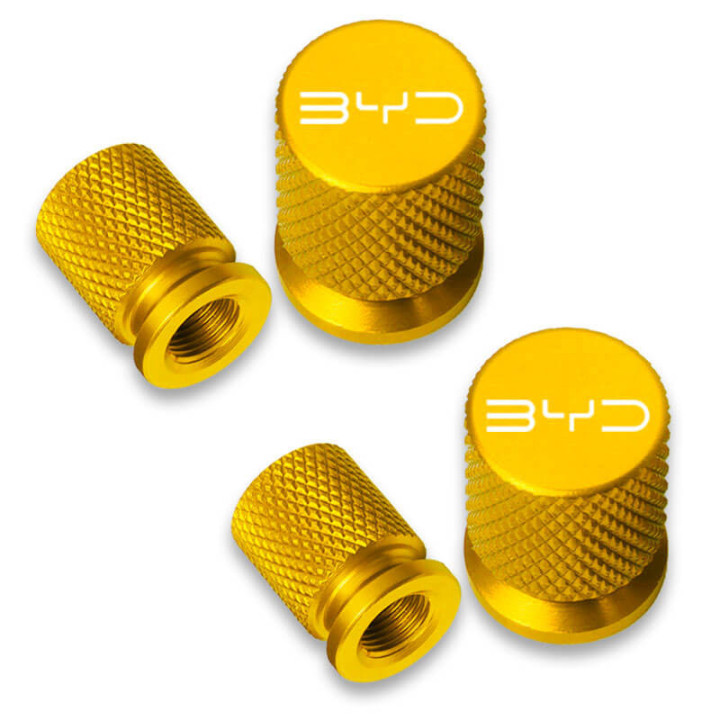 Aluminiowe kapturki wentyli do BYD Atto, Dolphin, Seal, Han, Tang – zdjęcie 5