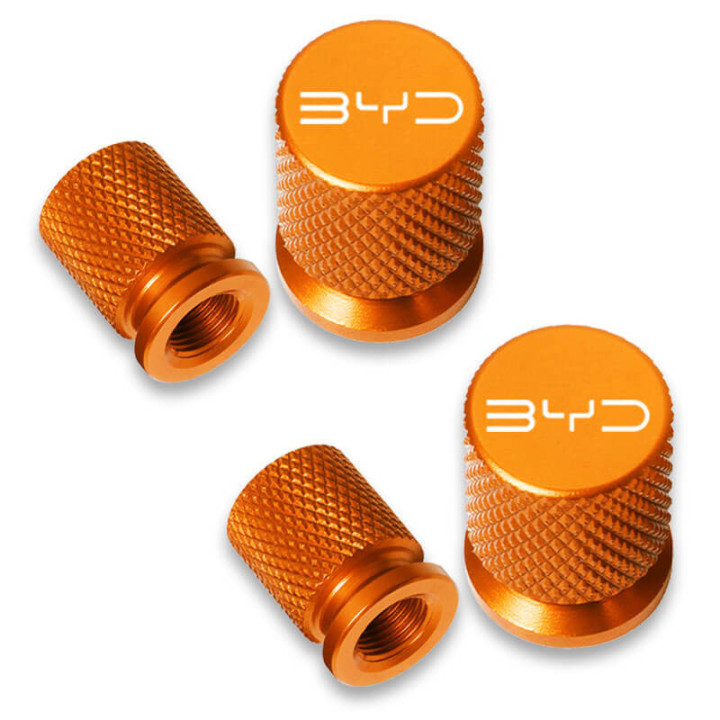Aluminiowe kapturki wentyli do BYD Atto, Dolphin, Seal, Han, Tang – zdjęcie 6