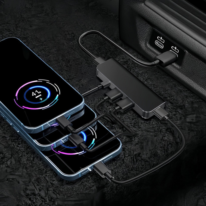 Hub USB 4-w-1 z ładowarką do BYD – zdjęcie 2