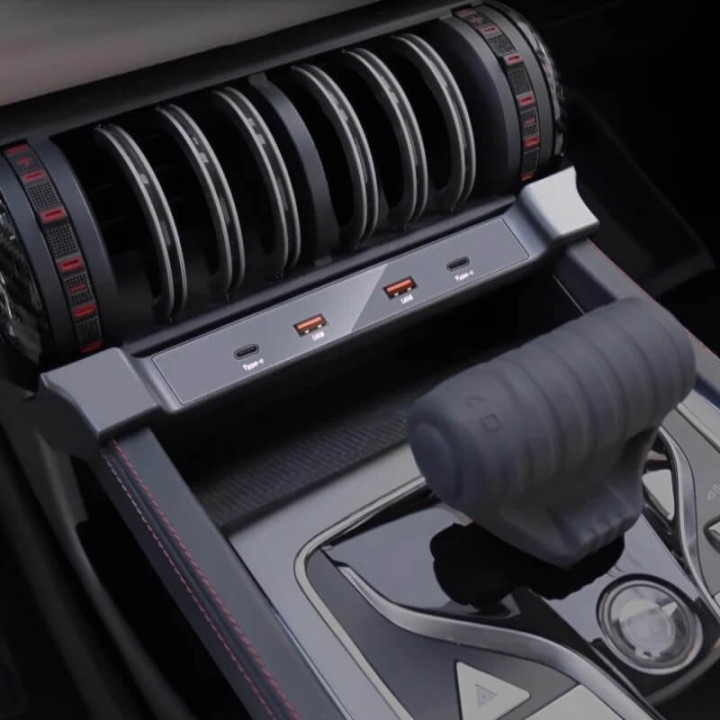 Hub USB z dodatkowymi portami do BYD Atto 3