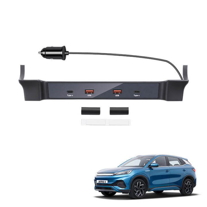 Hub USB z dodatkowymi portami do BYD Atto 3 – zdjęcie 6