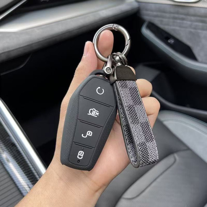 Silikonowe etui antypoślizgowe na kluczyk do BYD – zdjęcie 6