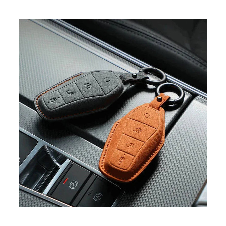 Etui na kluczyk z Alcantara® do BYD
