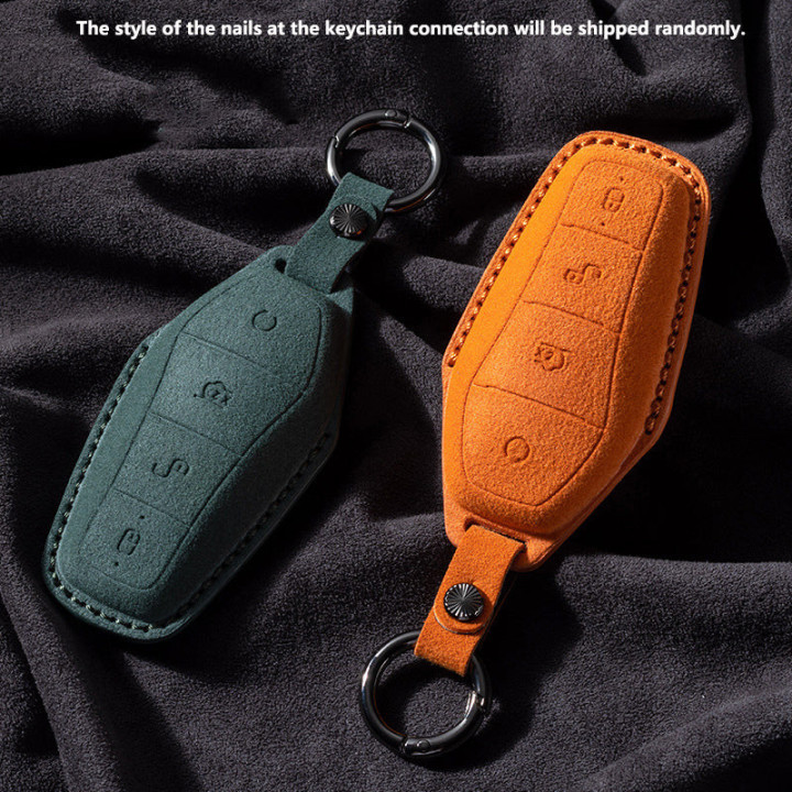 Etui na kluczyk z Alcantara® do BYD – zdjęcie 2