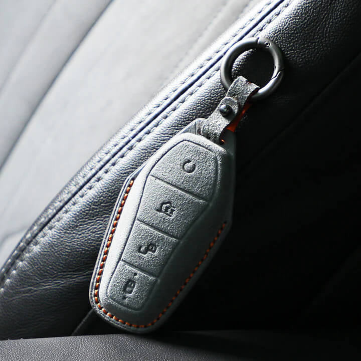 Etui na kluczyk z Alcantara® do BYD – zdjęcie 4