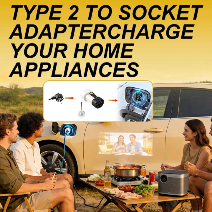 Adapter V2L Type 2 z gniazdem EU do BYD – zdjęcie 4
