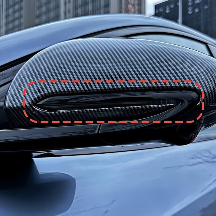 Nakładki lusterek w stylu carbon do BYD Sealion 7 – zdjęcie 6