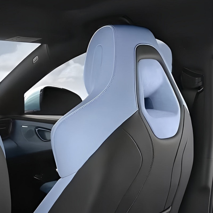 Nakładki na elementy foteli Alcantara® do BYD Seal – zdjęcie 4