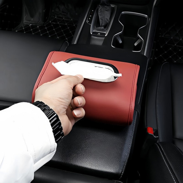 Pudełko na chusteczki z ekoskóry do BYD – zdjęcie 8