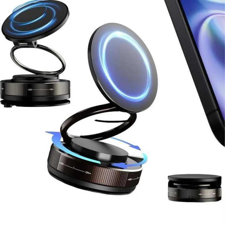 Magnetyczny uchwyt telefonu 360° do BYD i Denza – zdjęcie 2