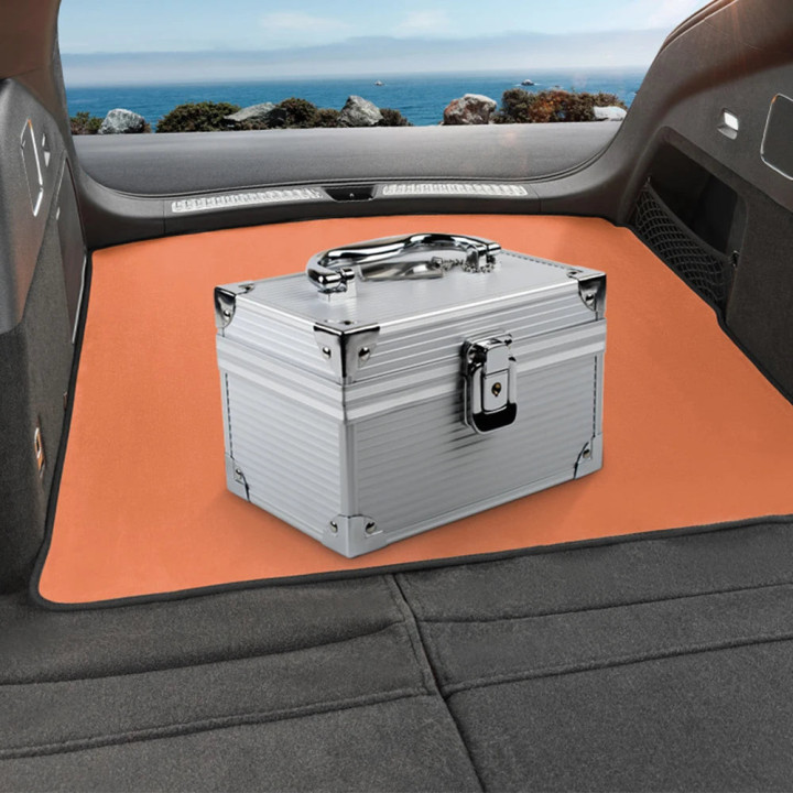 Pluszowa mata bagażnika w kolorze wnętrza do BYD Sealion 7 – zdjęcie 4