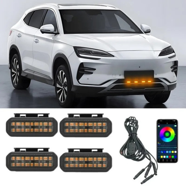 Przednie światło grilla 18LED do BYD Seal U – zdjęcie 12