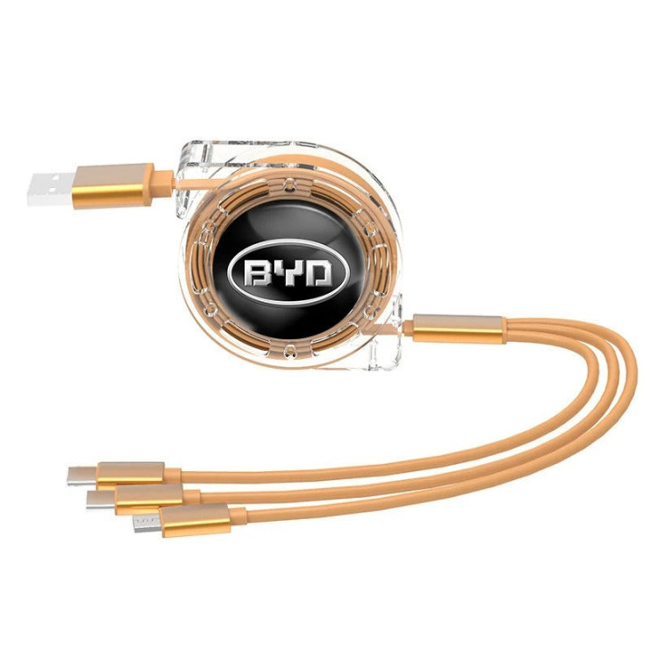 Kabel 3 w 1 zwijany do ładowania do BYD i Denza D9 – zdjęcie 6