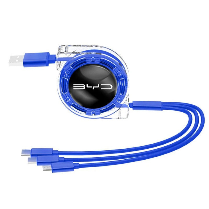 Kabel 3 w 1 zwijany do ładowania do BYD i Denza D9 – zdjęcie 14