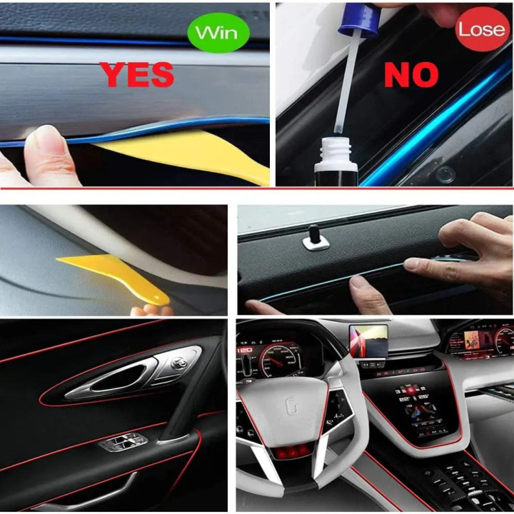 Listwa świetlna EL 5 m USB do BYD Atto 2/3, Dolphin, Seal – zdjęcie 17