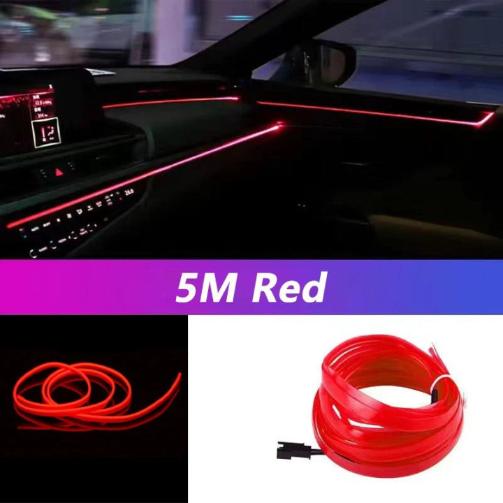 Listwa świetlna EL 5 m USB do BYD Atto 2/3, Dolphin, Seal – zdjęcie 4