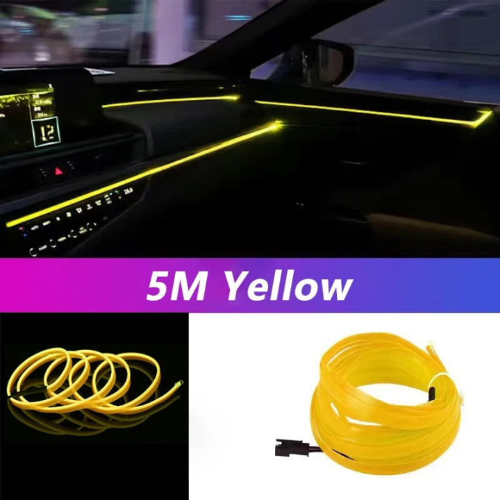 Listwa świetlna EL 5 m USB do BYD Atto 2/3, Dolphin, Seal – zdjęcie 5