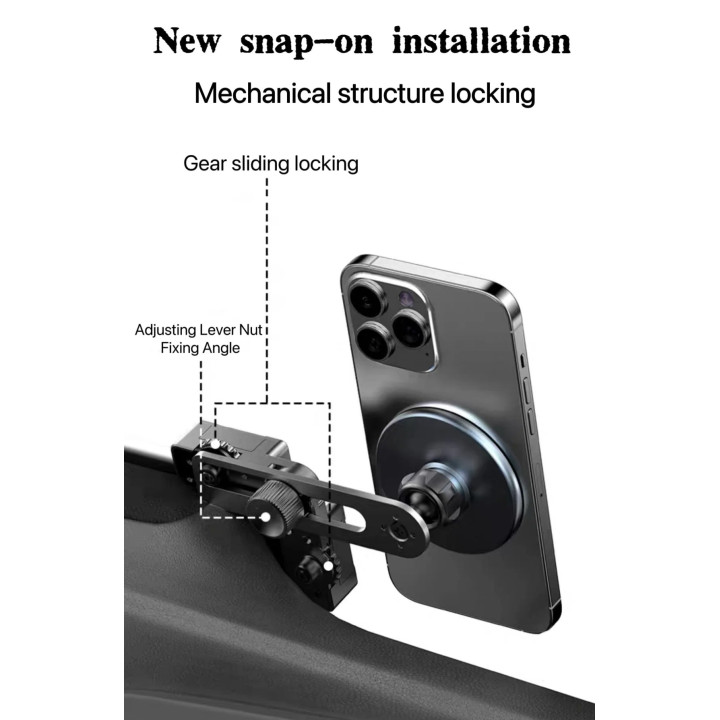 Uchwyt magnetyczny na telefon do BYD Atto, Dolphin, Seal, Tang – zdjęcie 7