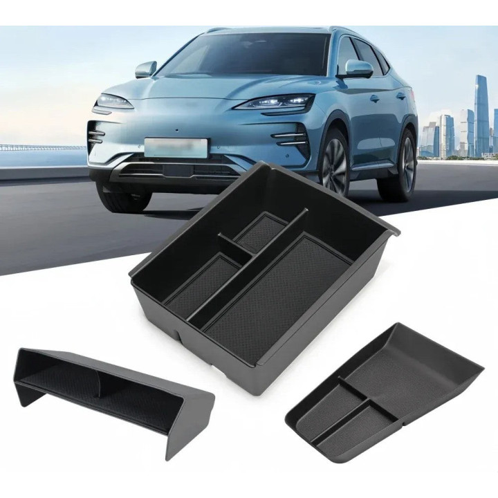 Organizery konsoli do BYD Seal U – schowki, uchwyt na kubek, zestaw 3 szt. – zdjęcie 2