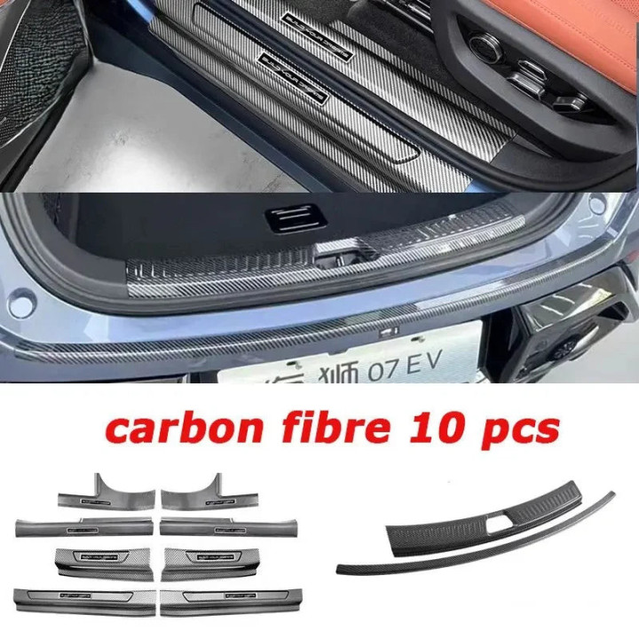 Nakładki progowe carbon do BYD Sealion 7 – zdjęcie 2