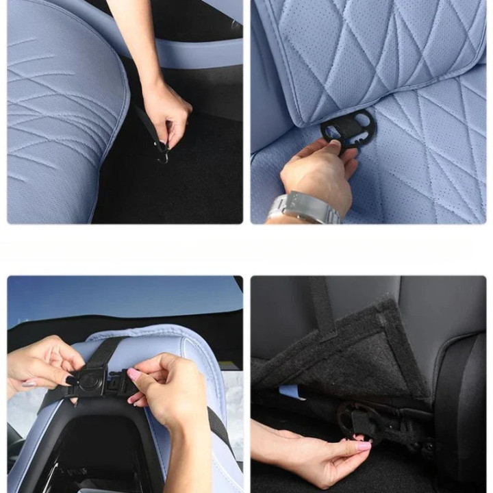 Pokrowce na siedzenia niebieskie do BYD Seal – zdjęcie 5