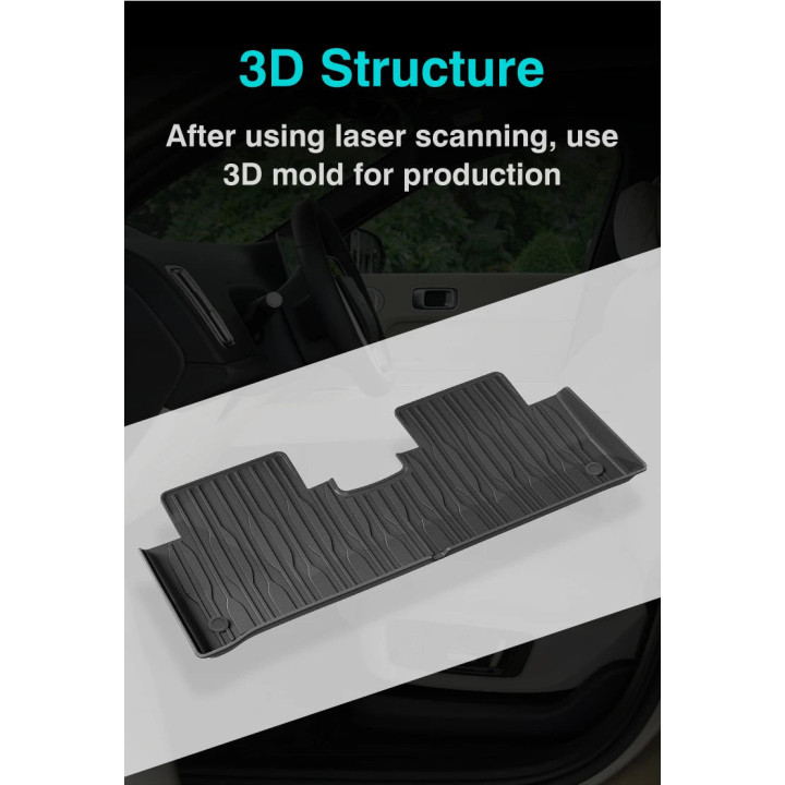 Dywaniki 3D TPE z matą bagażnika do BYD Seal – zdjęcie 6