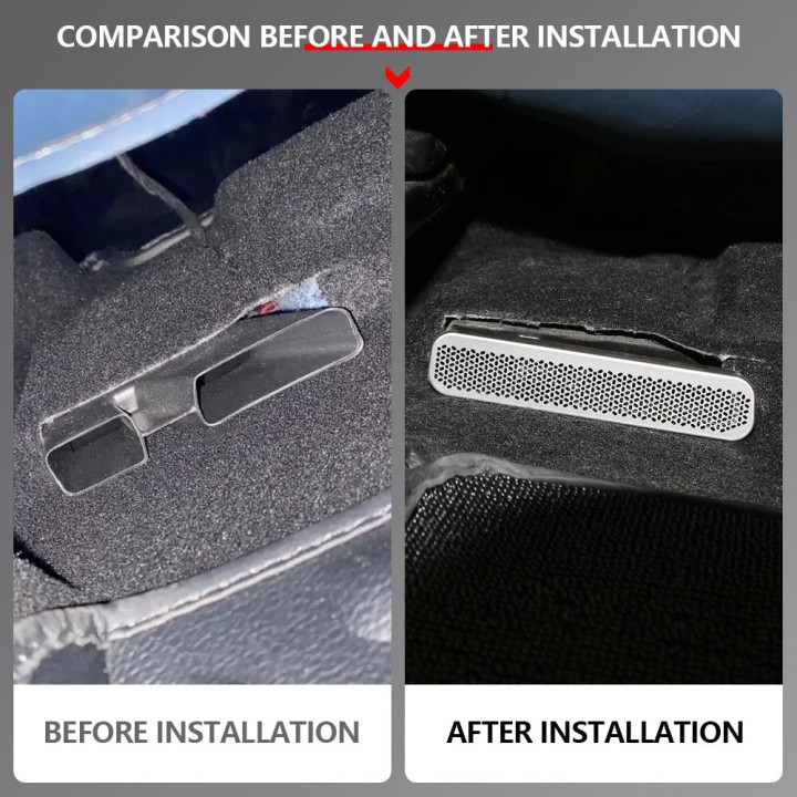 Aluminiowe nakładki nawiewów do BYD Atto 3 – zdjęcie 4
