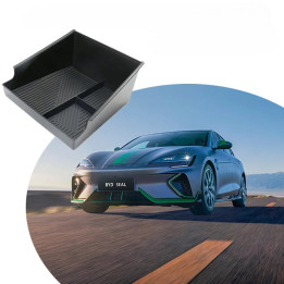 Organizer do podłokietnika z matą silikonową do BYD Seal