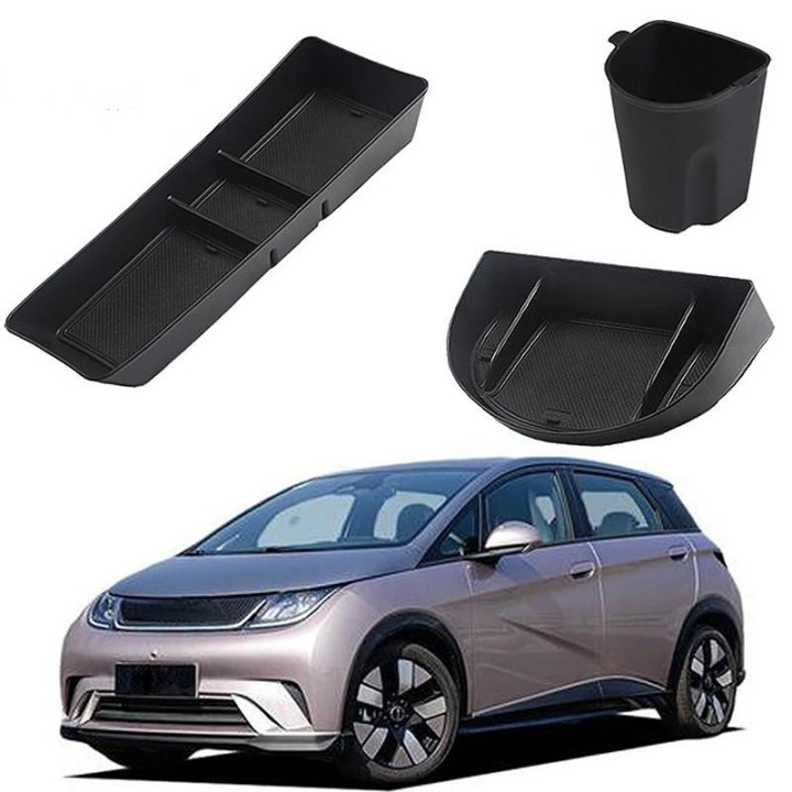 Schowki do konsoli środkowej z ABS do BYD Dolphin – pojedynczo lub 3 szt.