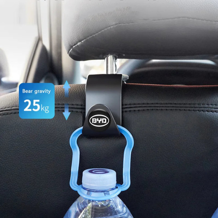 Haczyki na zagłówki czarne do BYD i Denza D9 – zdjęcie 6