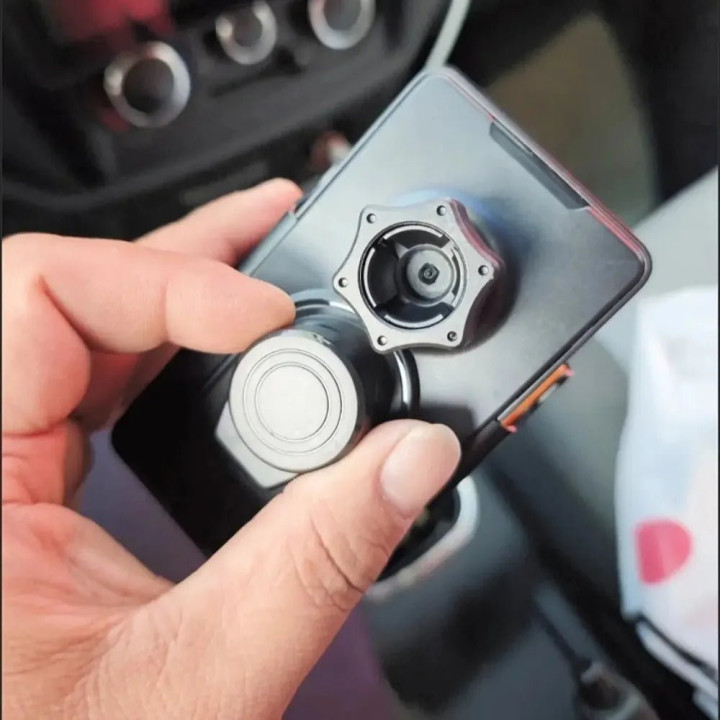 Uchwyt z ładowarką Qi 15 W do MG HS, MG ZS i MG4 – zdjęcie 4